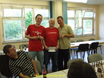 2. Platz mit geschwellter Brust